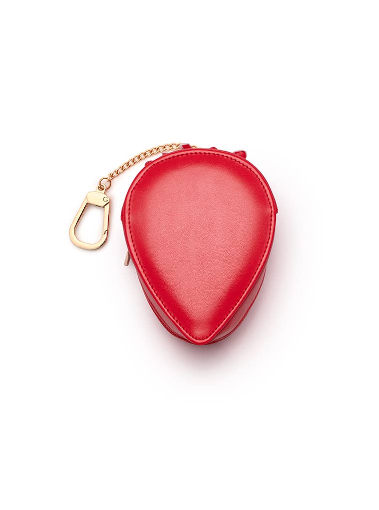 2-in-1 Bag Charm & Reusable Shopper Bag - Ripe Strawberry