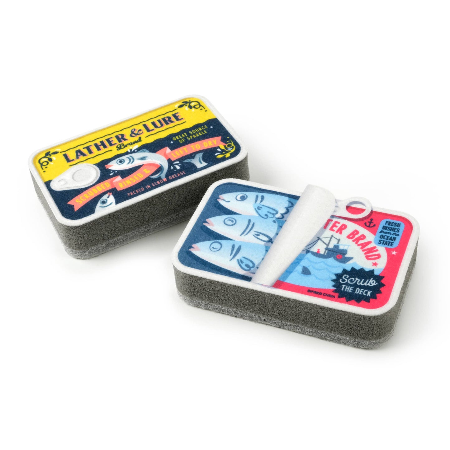 Sponges - TIDY TINS Sardines - Set of 2