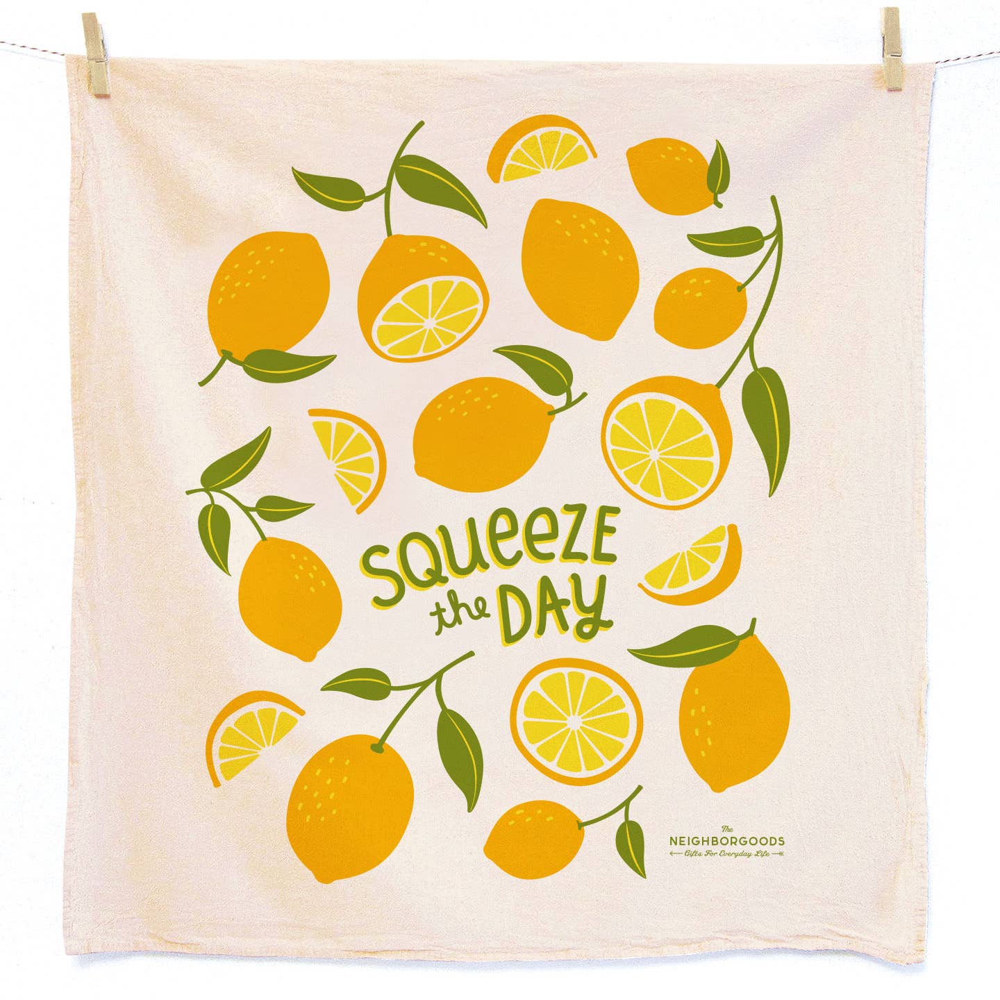 Olives with A Twist (Olive, Lemon) - Tea Towel Set of 2