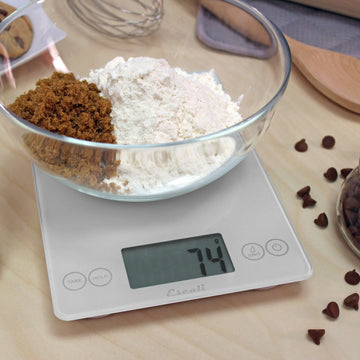 Arti, Digital Glass Kitchen Scale - Frost White