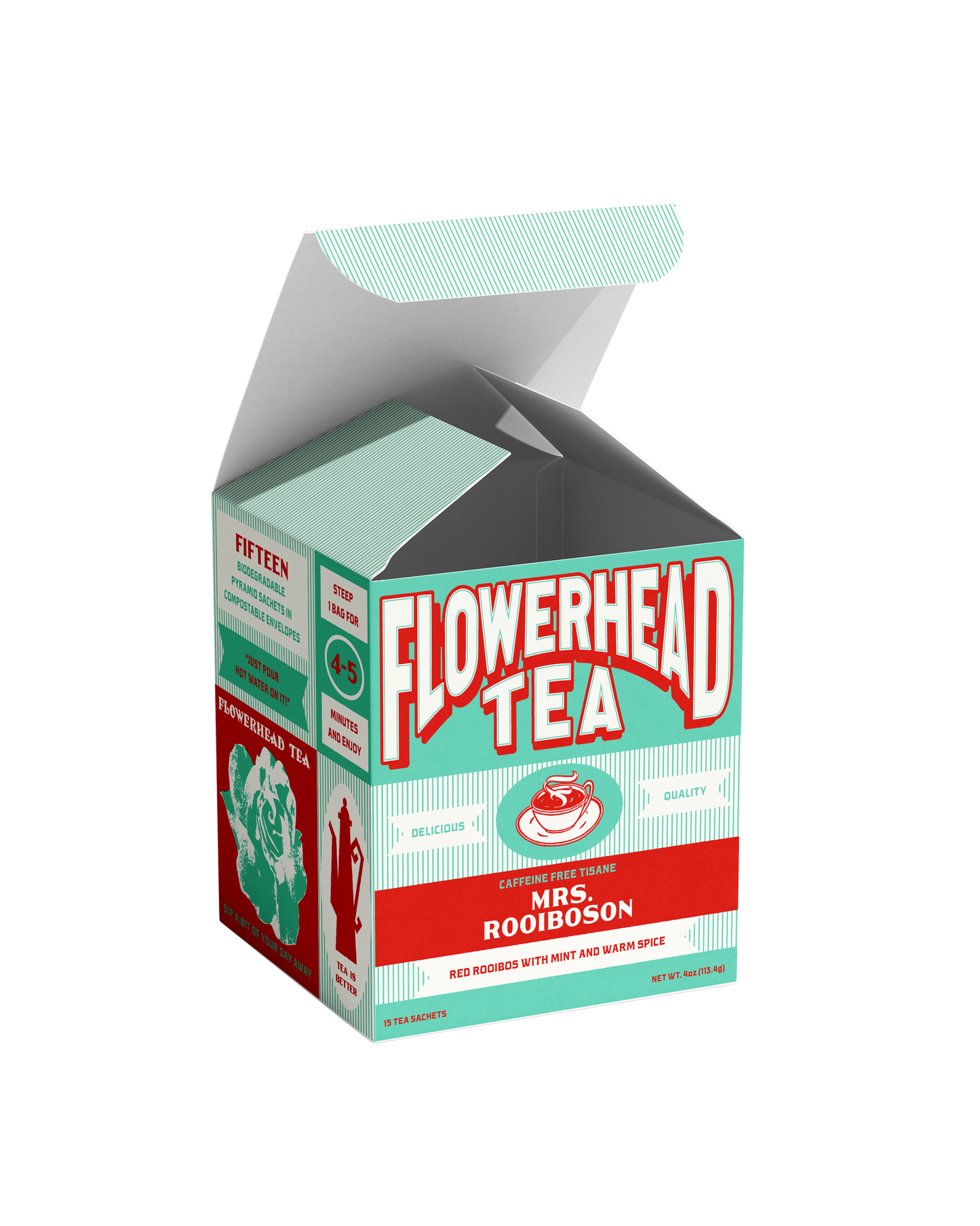 Flowerhead Tea - Mrs. Rooiboson Tea Bags