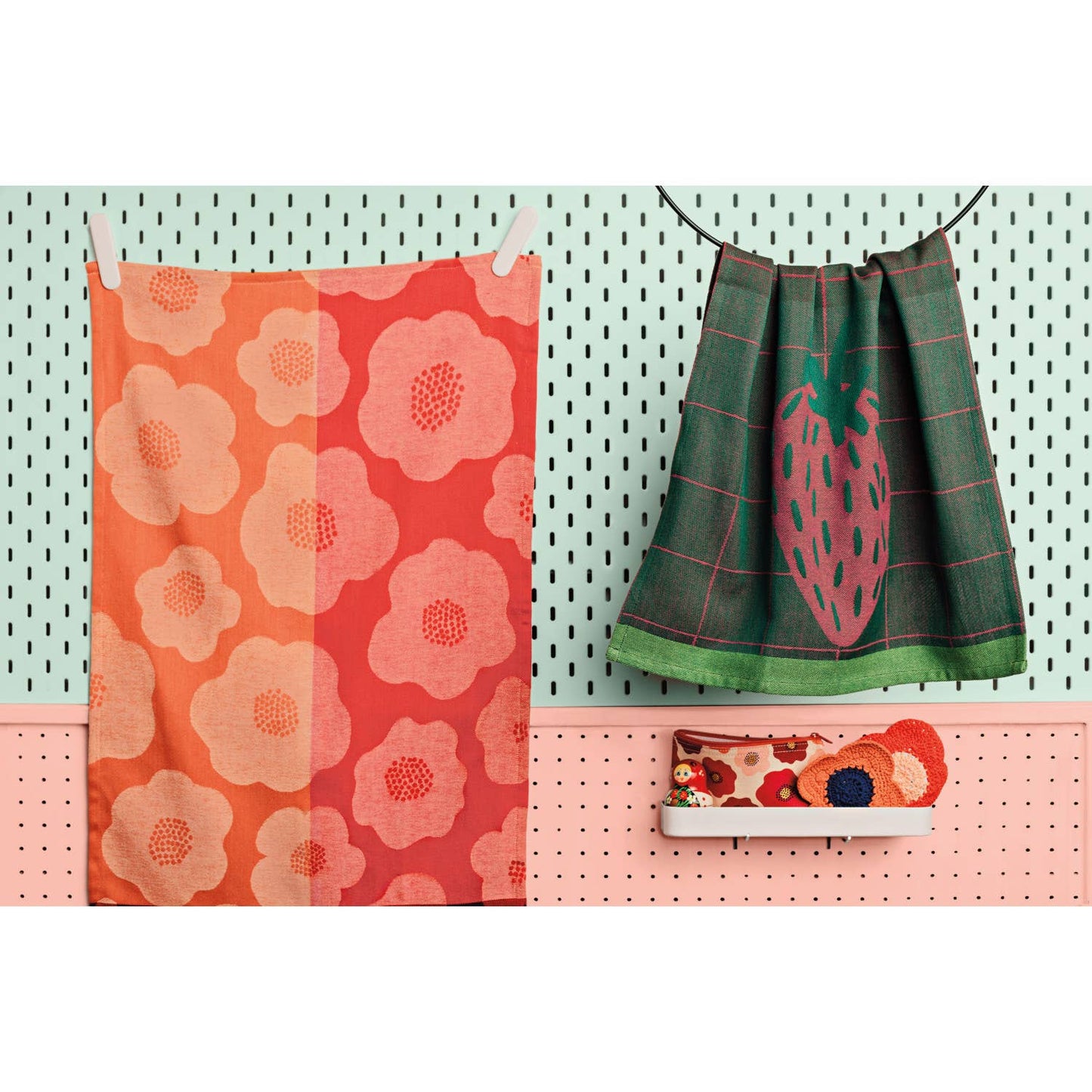 Berry Sweet Jacquard Dishtowel