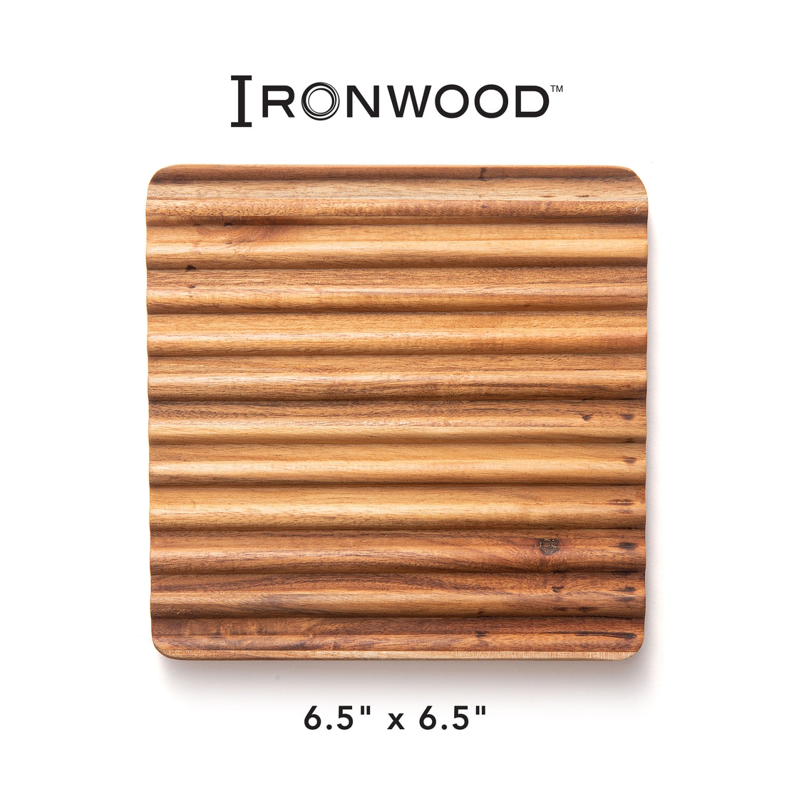 Ironwood Gourmet Sedona, Acacia Trivet, 6.5" X 6.5"