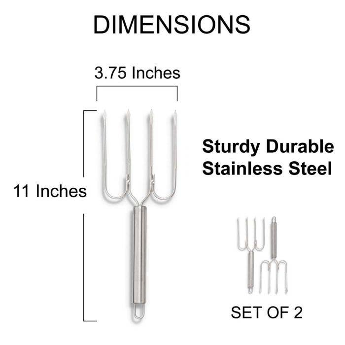Roasting Turkey Lifter Forks, Set of 2