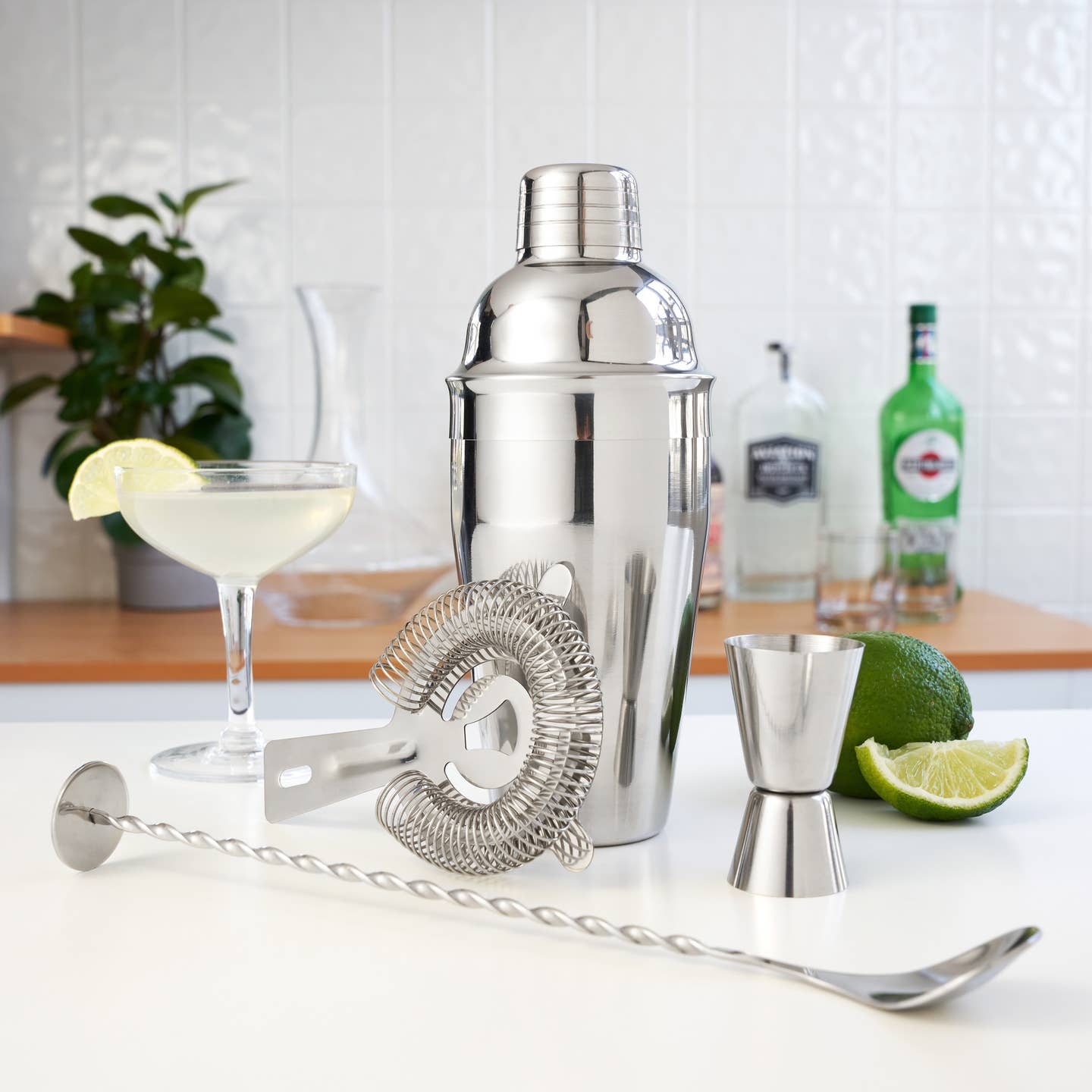 True Stainless Steel Barware Set