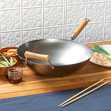 Carbon Steel Wok 14"