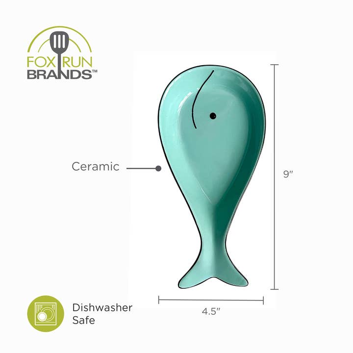 Ceramic Spoon Rest Whale