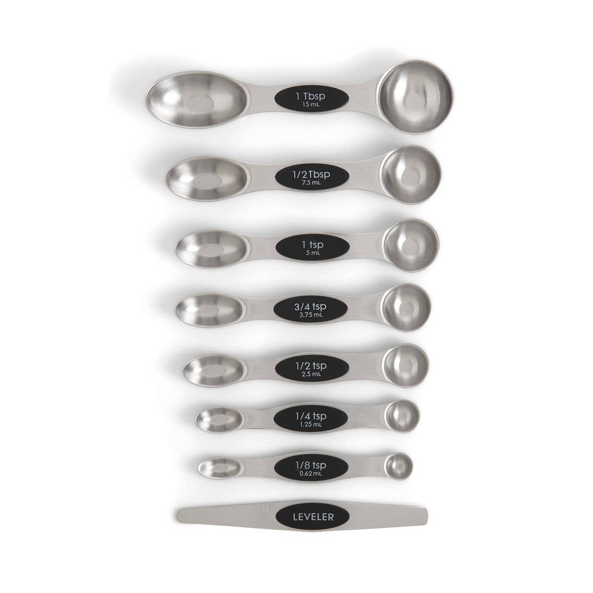 Mrs. Anderson's Magnetic Measuring Spoons With Leveler