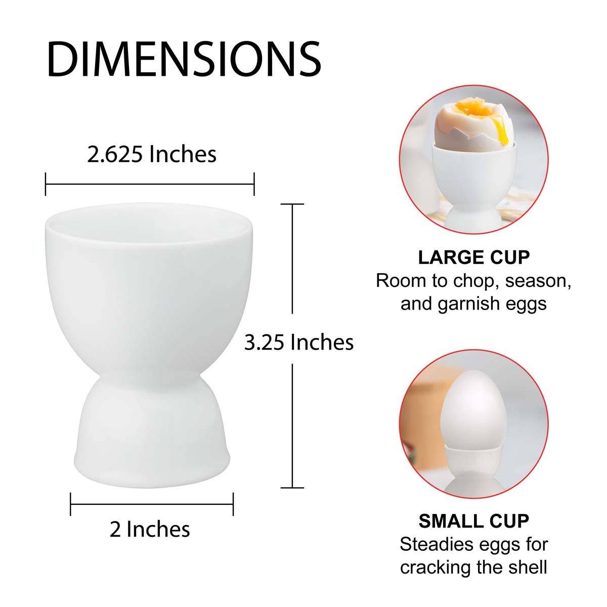 HIC Kitchen Double Egg Cup