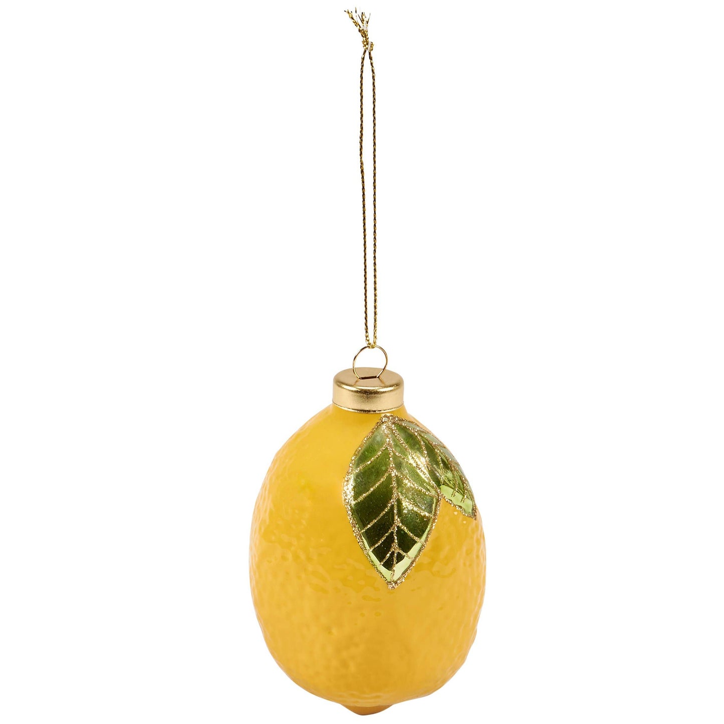 Glass Lemon Ornament