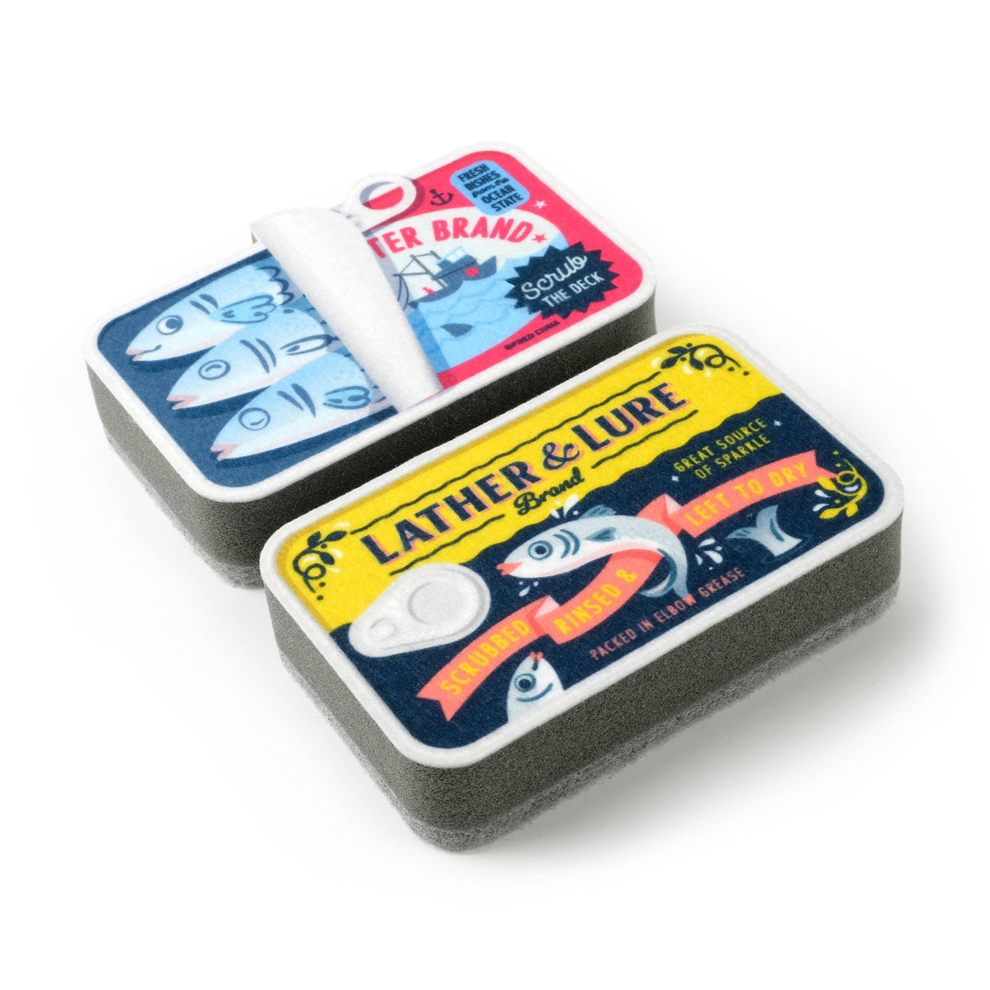 Sponges - TIDY TINS Sardines - Set of 2