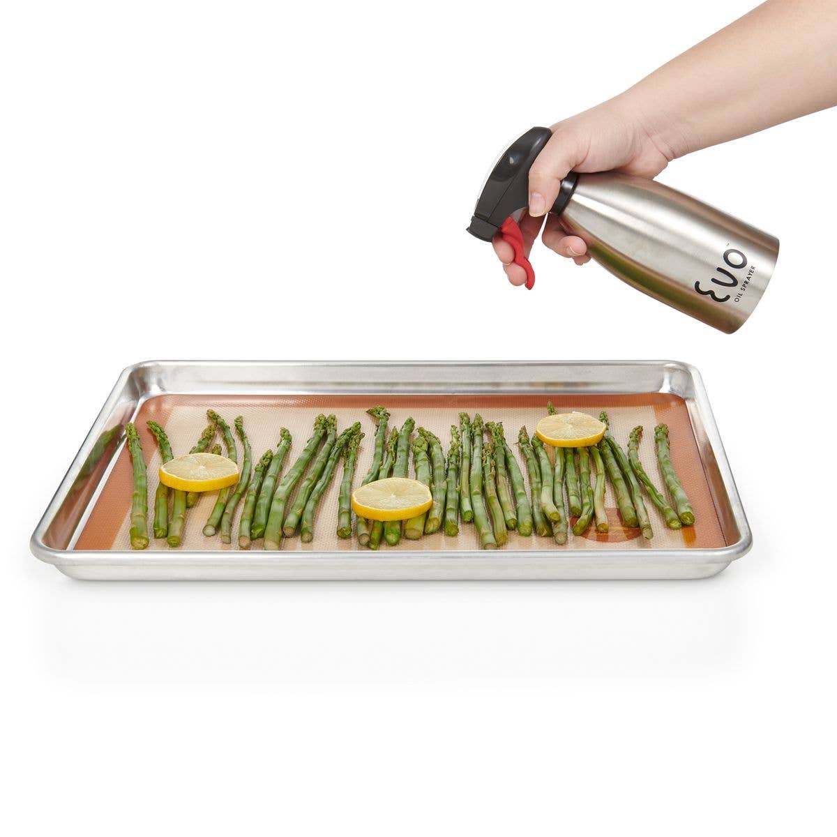 Evo Oil Sprayer, Stainless Steel, 16oz