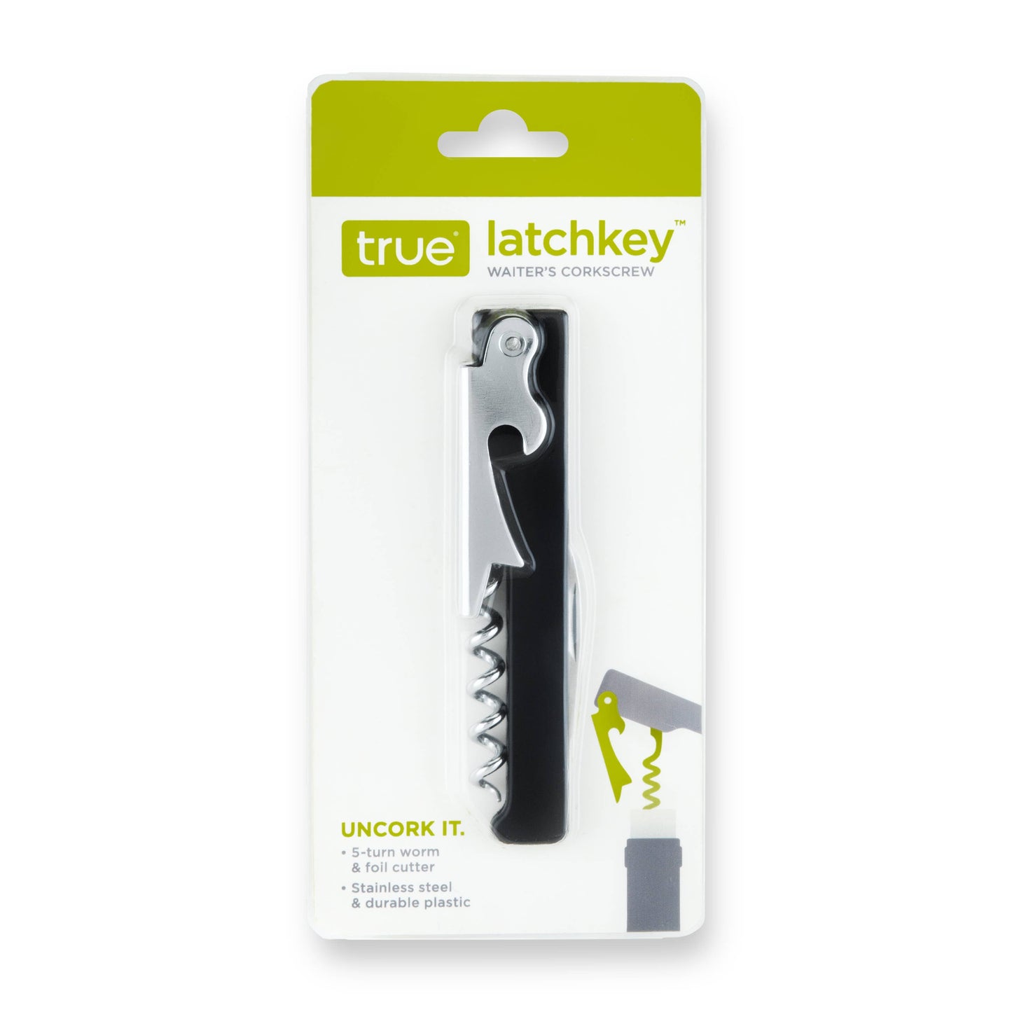 Latchkey Waiter’s Wine Bottle Corkscrew & Foil Cutter