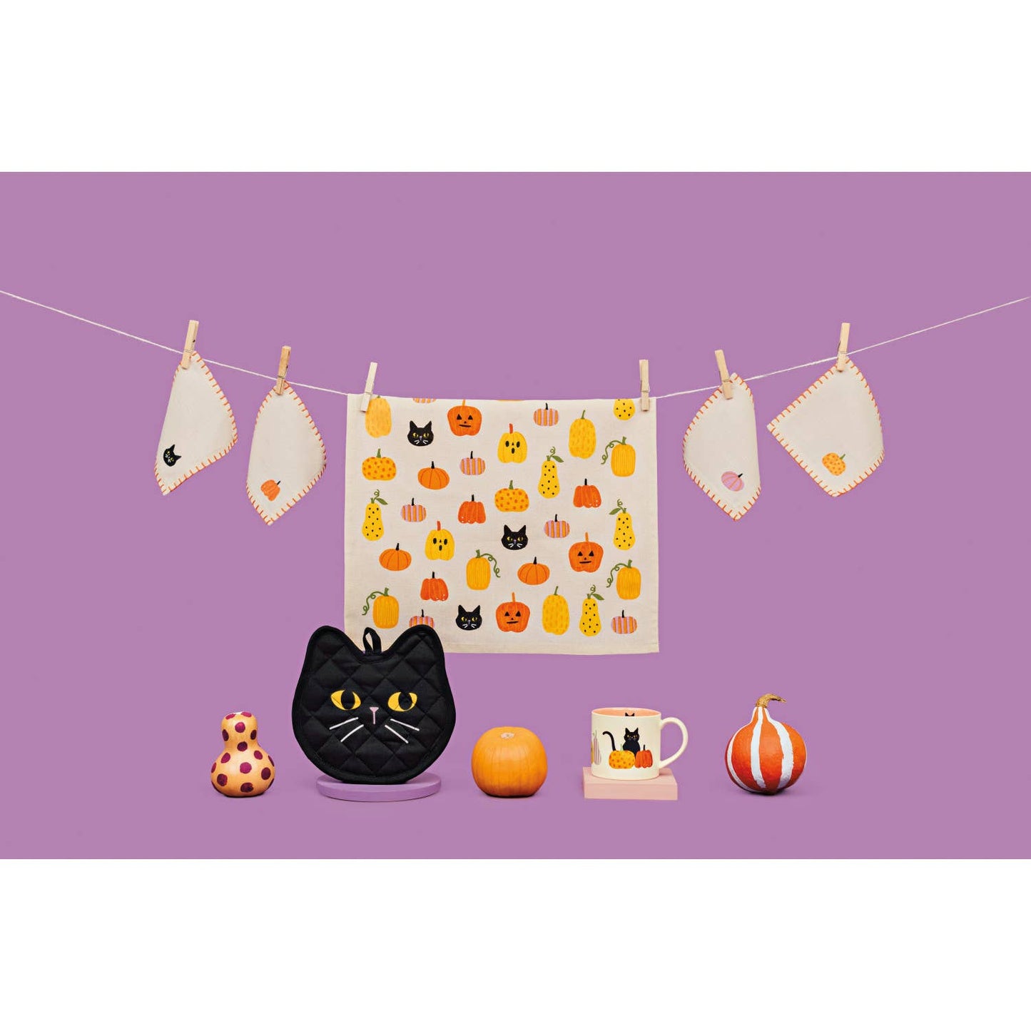 Black Cat Potholder
