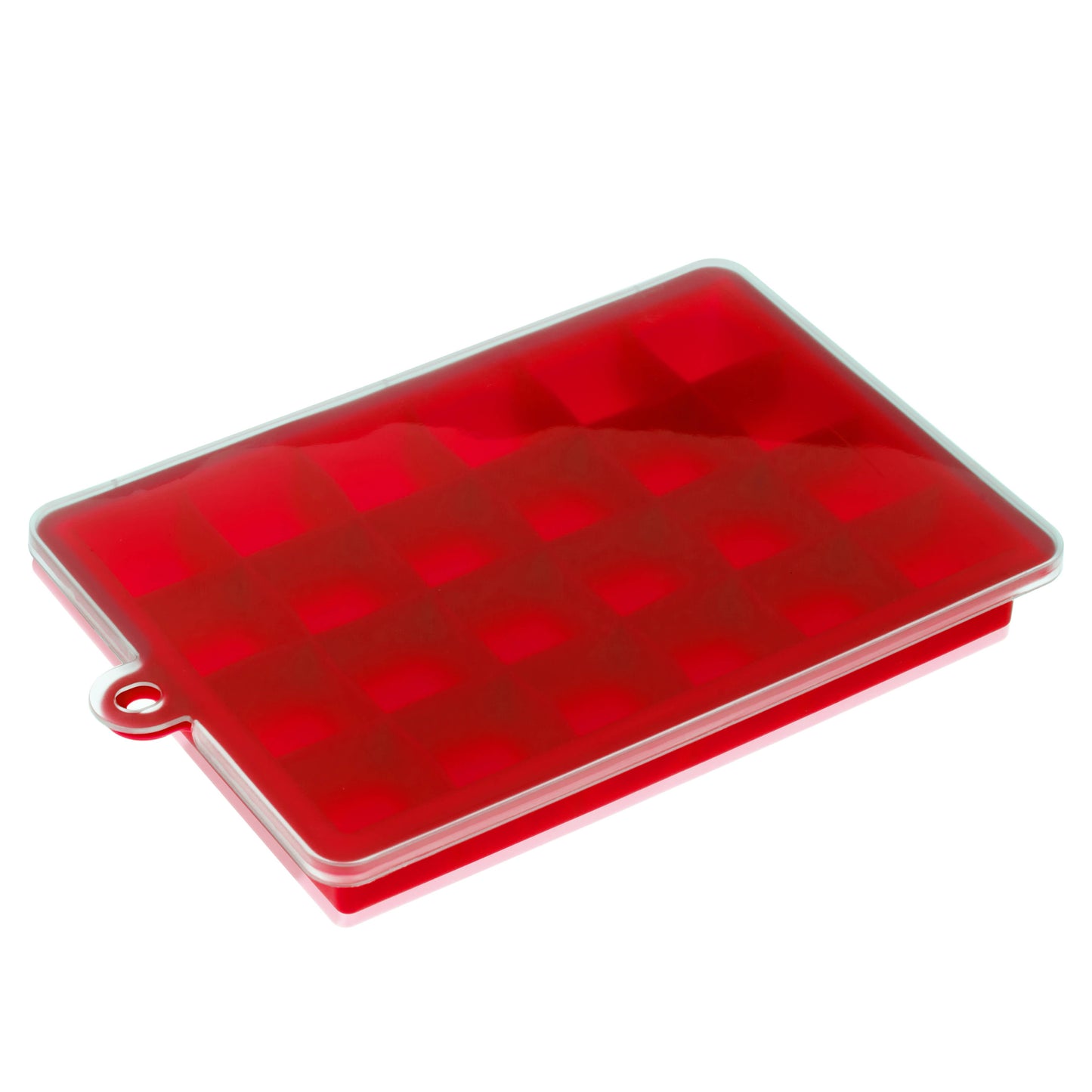 Chill 1" Ice Cube Tray w/ Lid - Blue & Red -Bulk Assortment