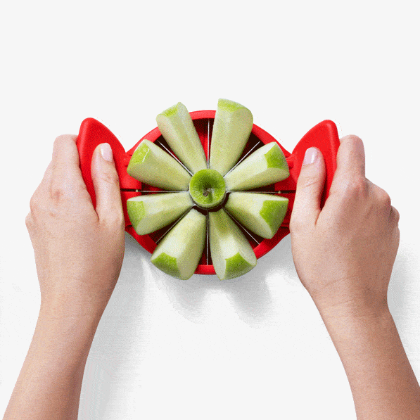 Flapple - Fold flat apple slicer