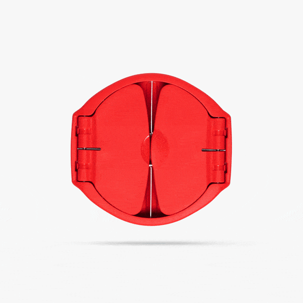 Flapple - Fold flat apple slicer