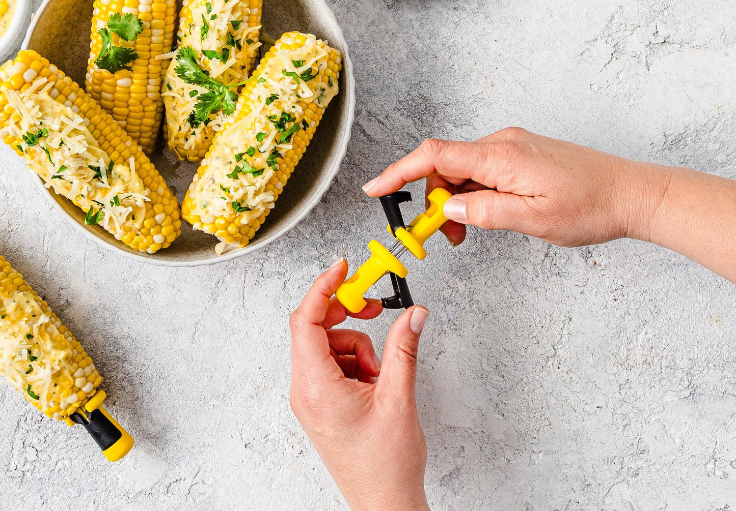 Lockhorns - anchor lock corn holders- set of 4