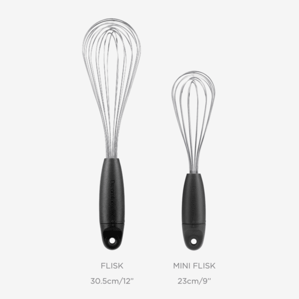 Flisk fold flat balloon whisk - Black