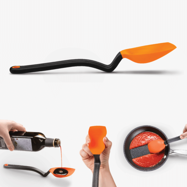 Supoon - sit up scraping spoon