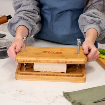 Burnished Bamboo Tofu Press