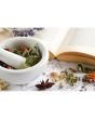HIC Kitchen Fine Porcelain Mortar with Pour Spout and Pestle
