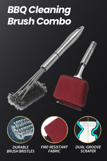 BBQ Cleaning Brush Combo