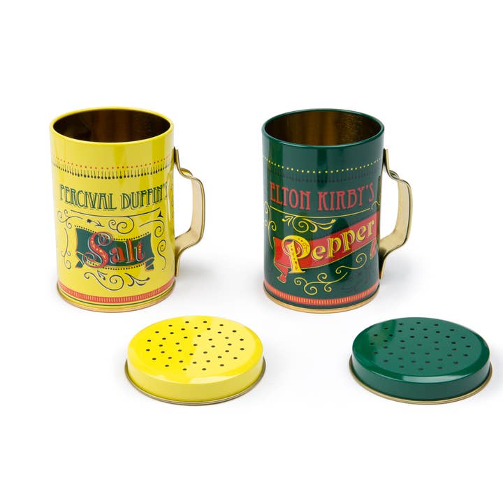 Fox Run Salt and Pepper Shaker Set, Nostalgic, 4"