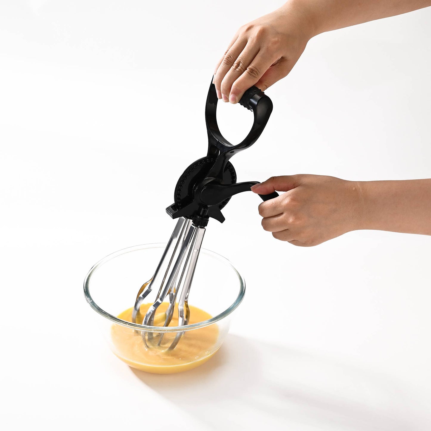 Fox Run Stainless Steel Manual Hand Mixer, 13" x 4"
