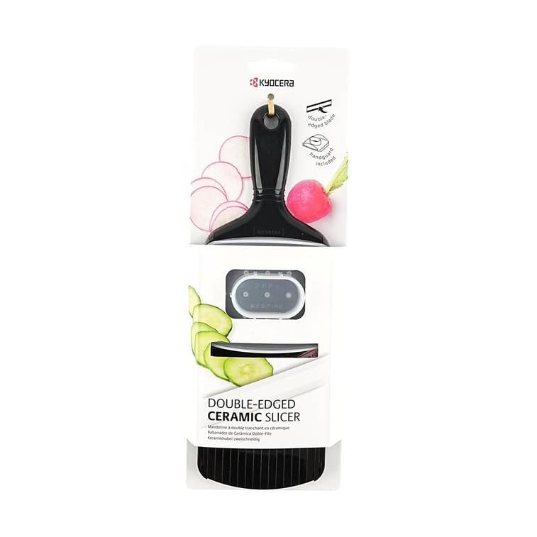 CERAMIC MANDOLINE ADJUSTABLE SLICER: Black