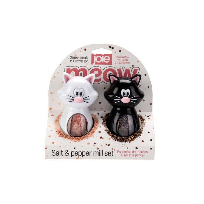 Joie Meow Pepper And Salt Grinder Set