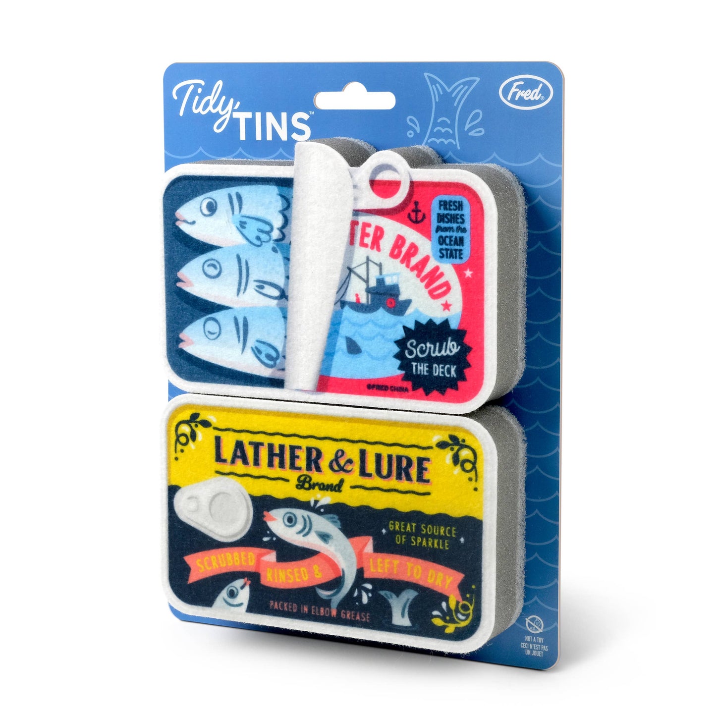 Sponges - TIDY TINS Sardines - Set of 2
