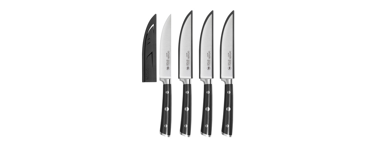 Cangshan ARTASTE Steak Knife Set with Sheath, 4 pc set