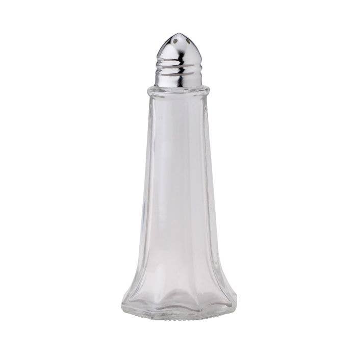 HIC Kitchen Tower Salt Pepper Shaker, Glass, 2.5oz