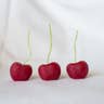 Beeswax Cherry Birthday Candles: 10