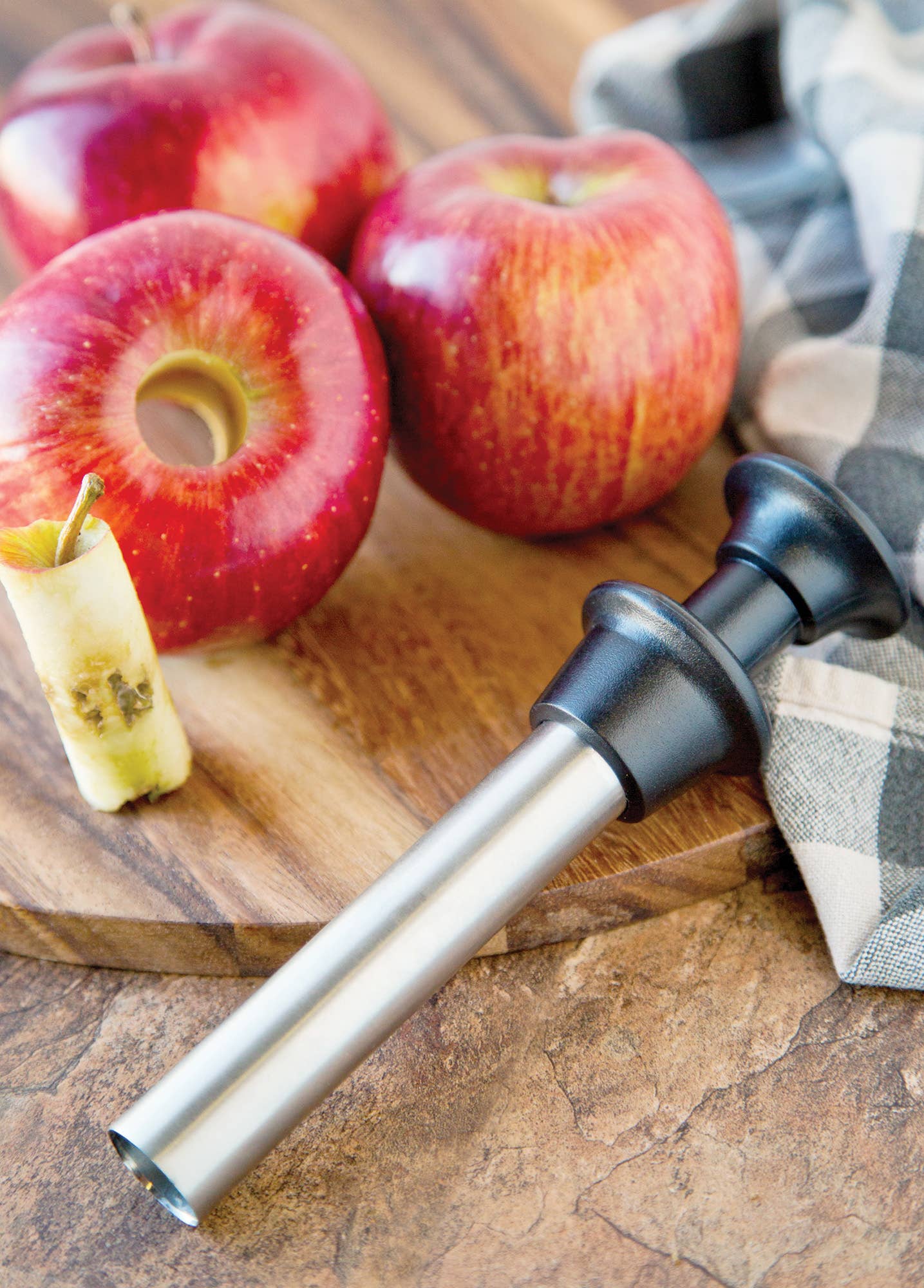 Fox Run Apple Corer, Stainless Steel, 1.75" x 1.75" x 6.25"