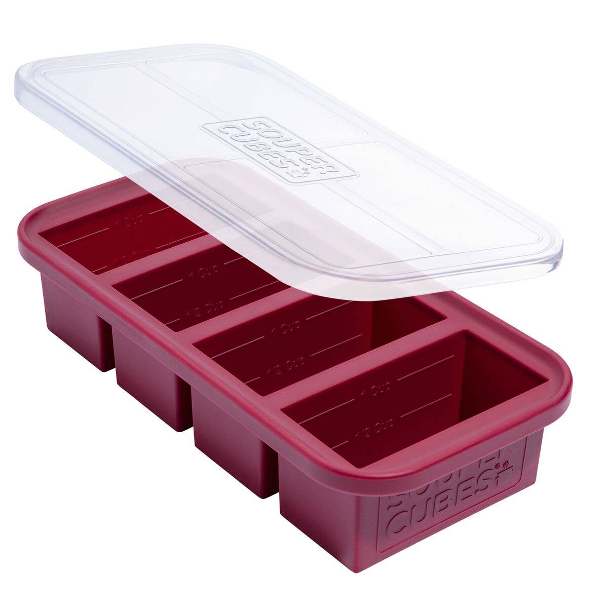Souper Cubes 1-Cup Silicone Freezing Tray: Aqua
