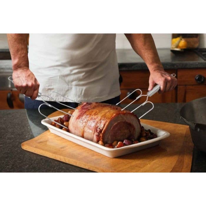 Roasting Turkey Lifter Forks, Set of 2