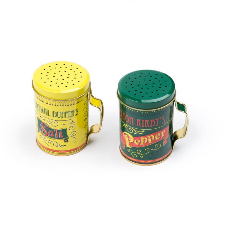 Fox Run Salt and Pepper Shaker Set, Nostalgic, 4"