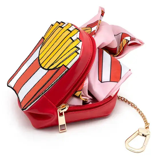 2-in-1 Bag Charm & Reusable Shopper Bag - Ripe Strawberry