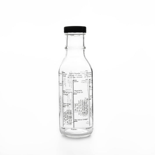 Fox Run Glass Salad Dressing Shaker Bottle, 300 ml/10.15 oz