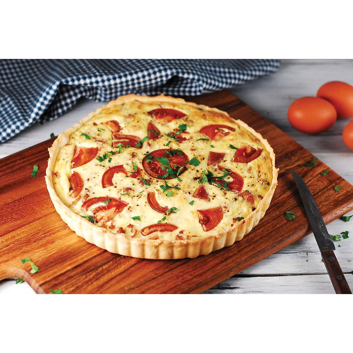 Mrs. Anderson's Baking Non-Stick Round Quiche Pan, 9.5in