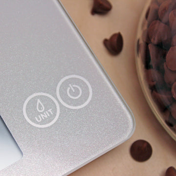 Arti, Digital Glass Kitchen Scale - Frost White