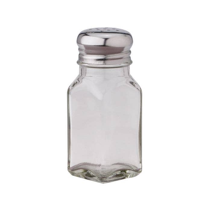 HIC Kitchen Salt Pepper Shaker, Glass, 2.5oz