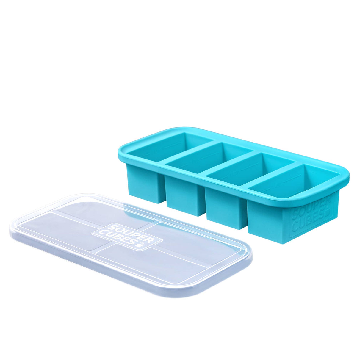 Souper Cubes 1-Cup Silicone Freezing Tray: Aqua