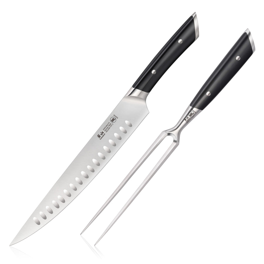 Helena Series, Black 2-Piece Carving Set