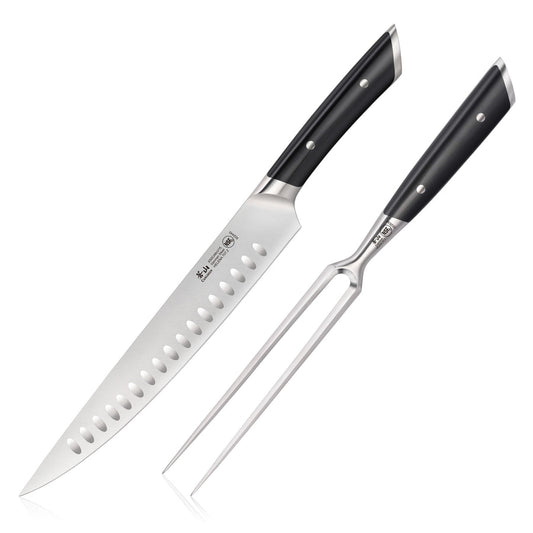 Helena Series, Black 2-Piece Carving Set