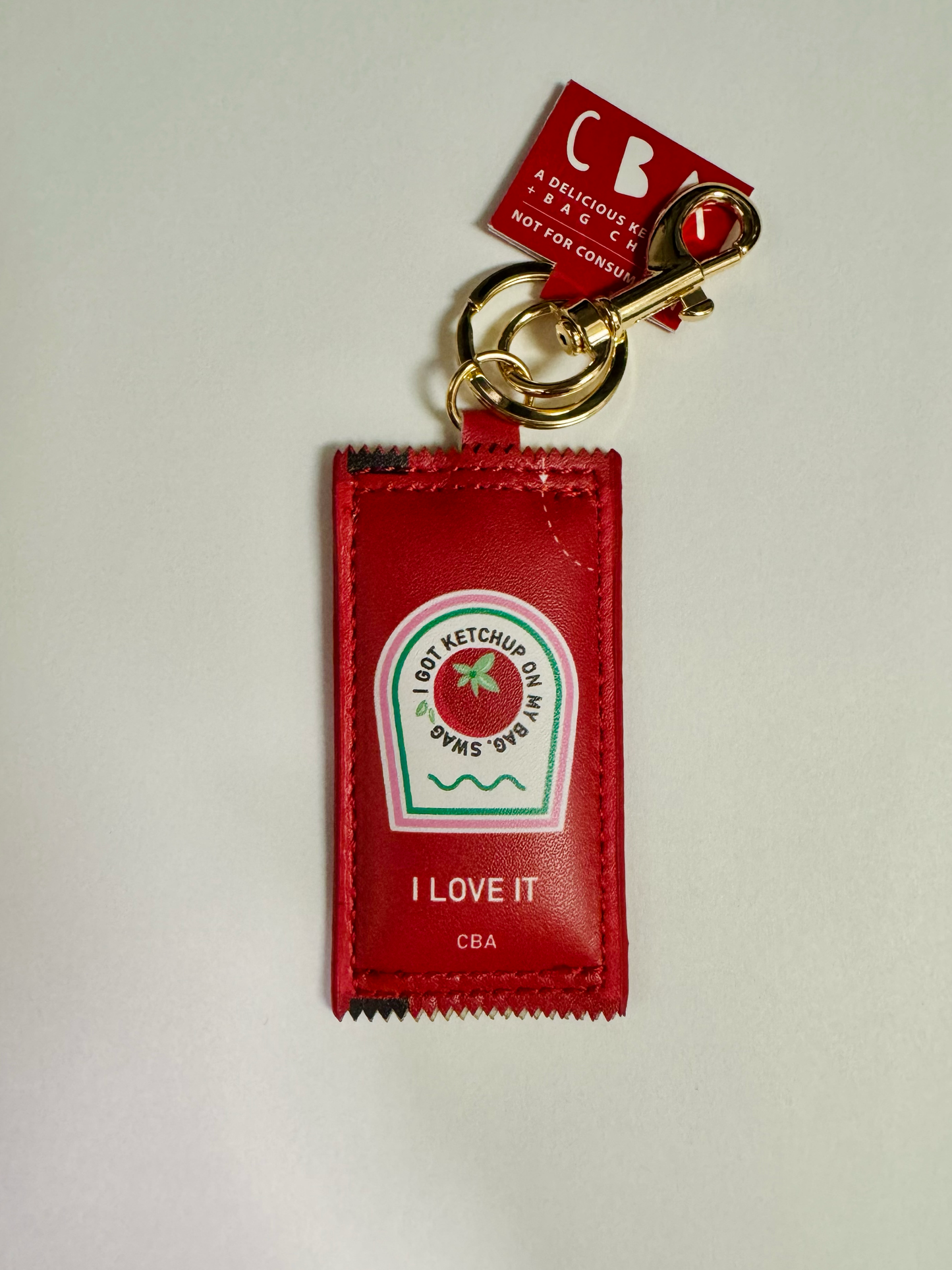 Ketchup Bag Charm + Keychain