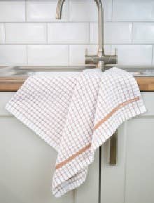 Poli-Dri Cotton Tea Towel - Brown