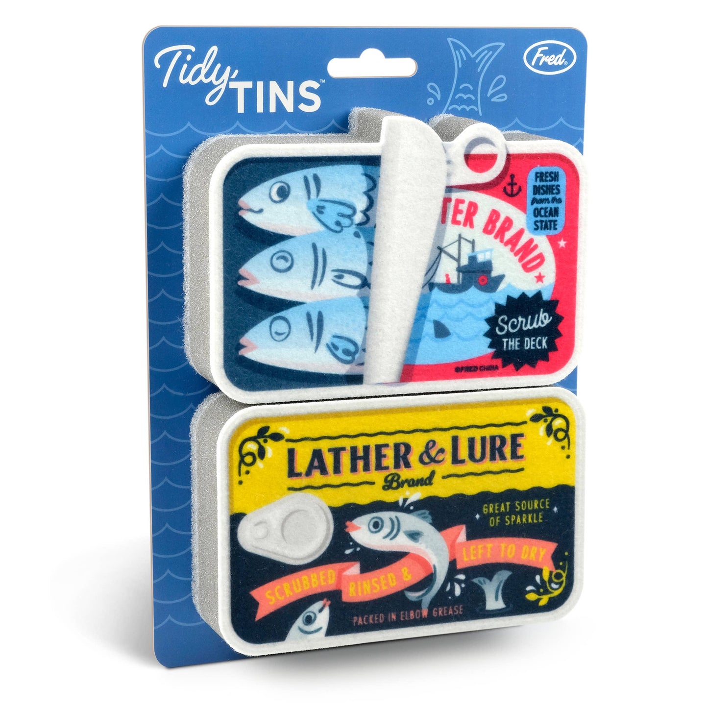 Sponges - TIDY TINS Sardines - Set of 2